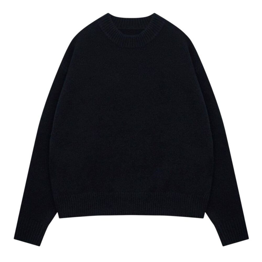 Couture Mens Copyright Brushed Relaxed Fit Sweater / Black